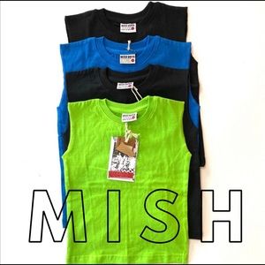 MISH BOYS LOT OF 4 MUSCLE TANKS NWT!!!